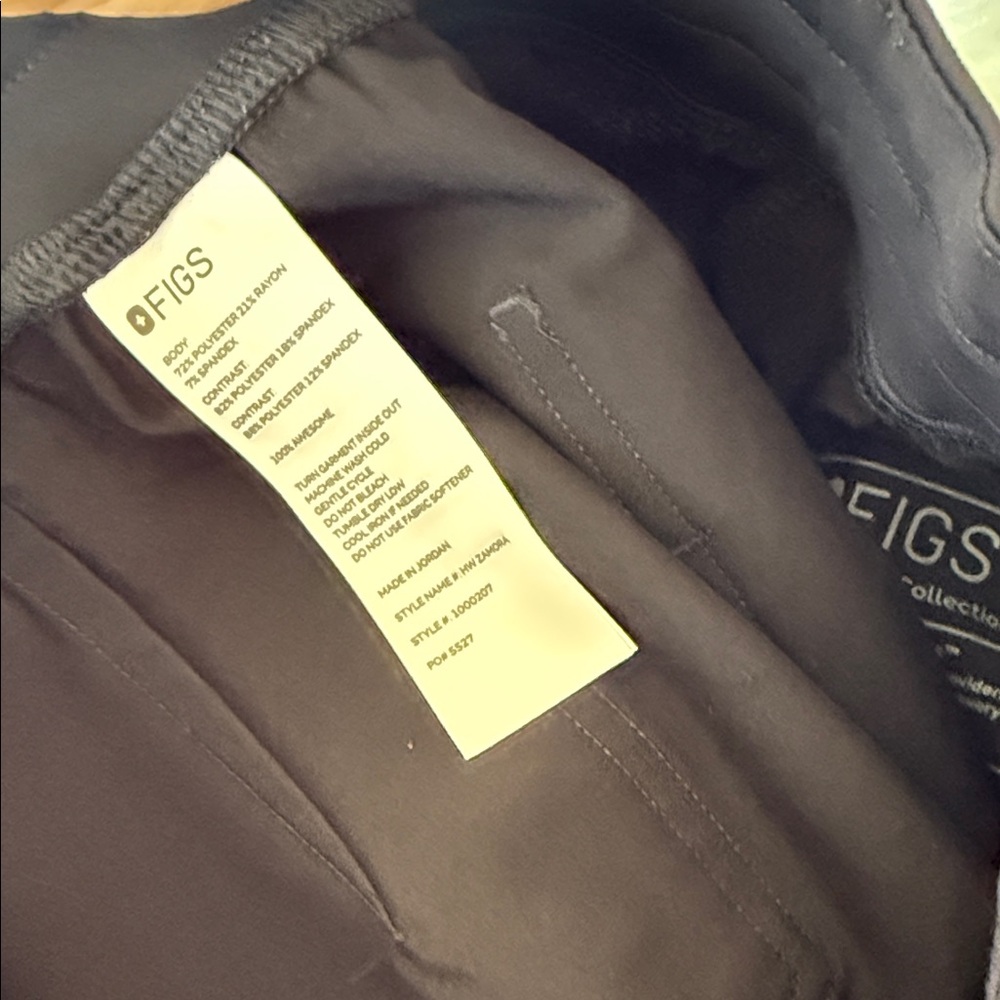 Figs High-Waisted Zamora Jogger Scrub Pant Gray Scrub Pants